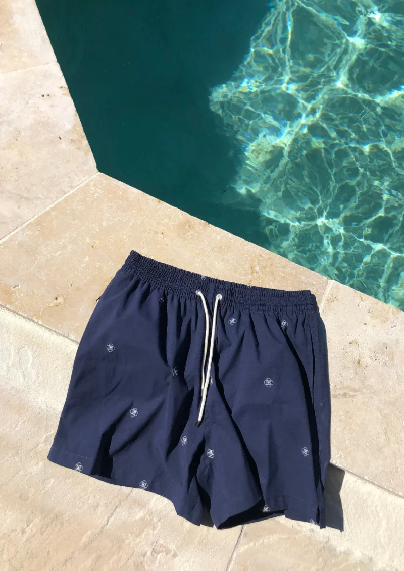 Short de bain homme en matières recyclées - les noeuds - Image 6