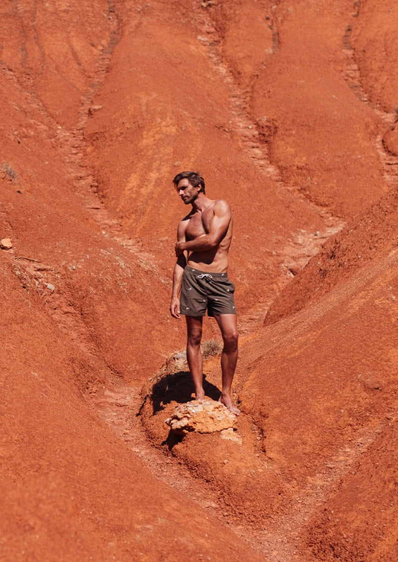 Short de bain homme en matières recyclées - les oliviers - Image 10