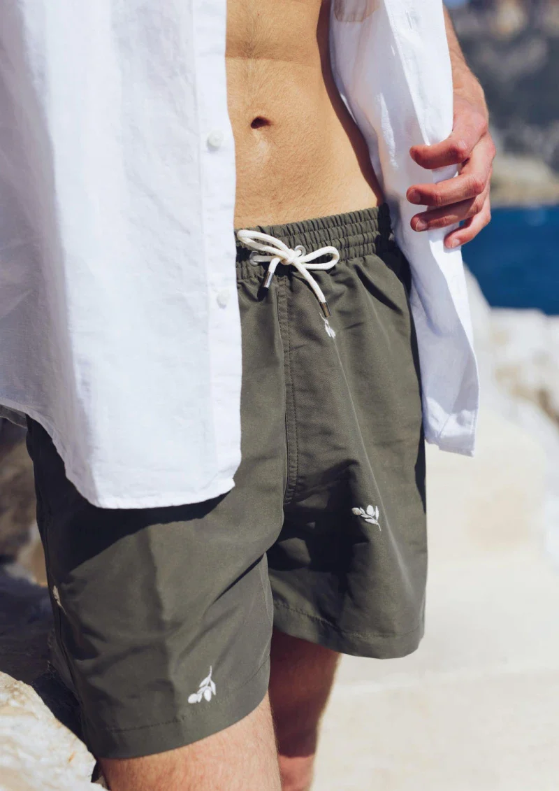 Short de bain homme en matières recyclées - les oliviers - Image 5
