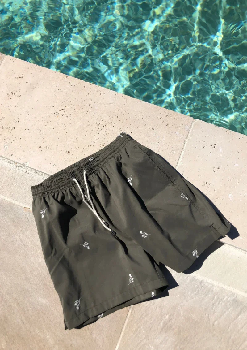 Short de bain homme en matières recyclées - les oliviers - Image 8