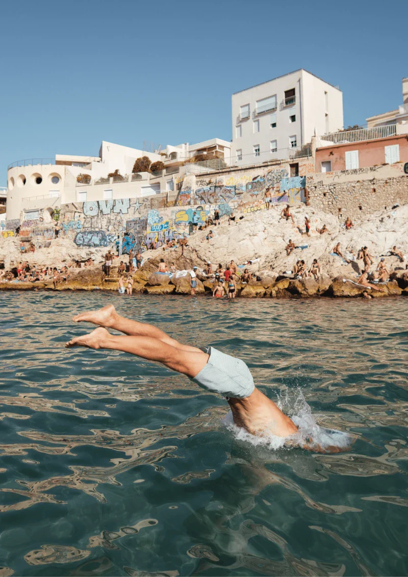 Short de bain homme en matières recyclées - napoli - Image 3