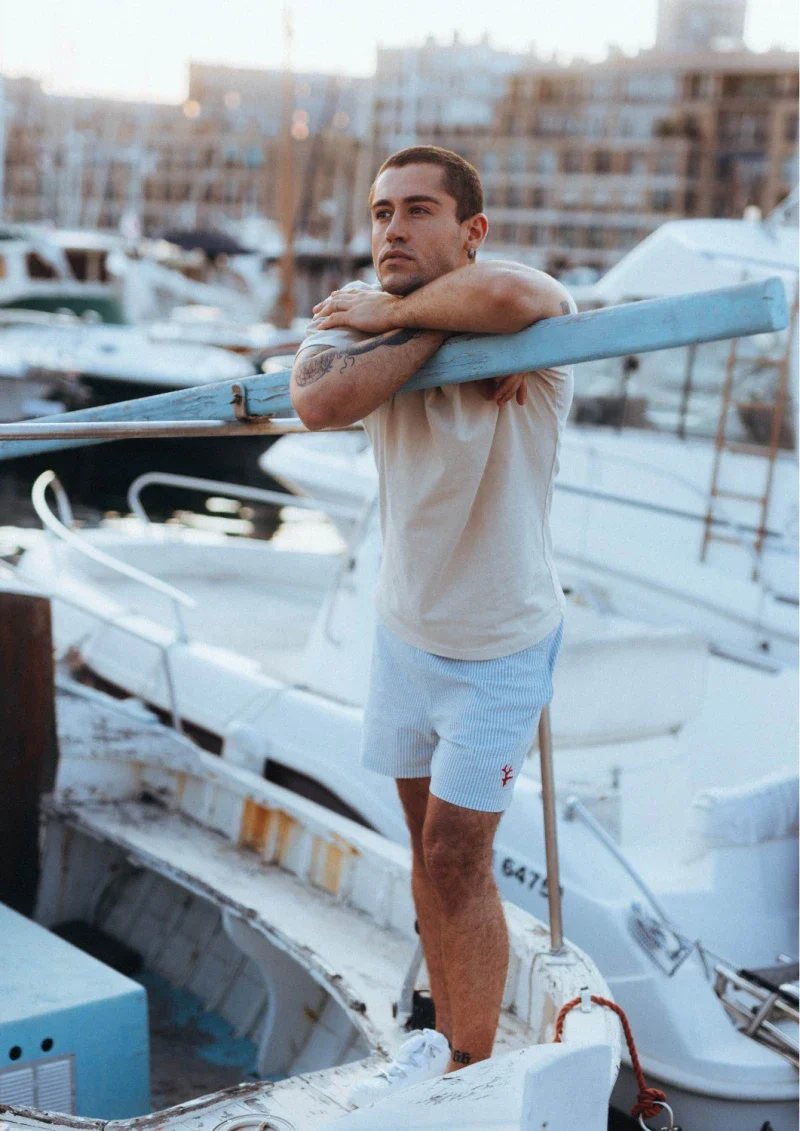 Short de bain homme en matières recyclées - portivechju - Image 2
