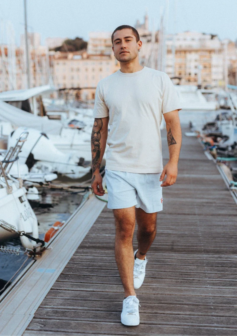Short de bain homme en matières recyclées - portivechju - Image 4