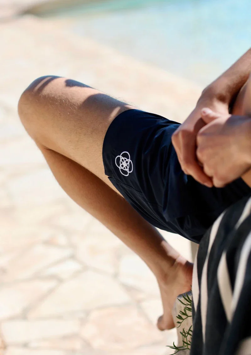 Short de bain homme en matières recyclées - le noeud - Image 2