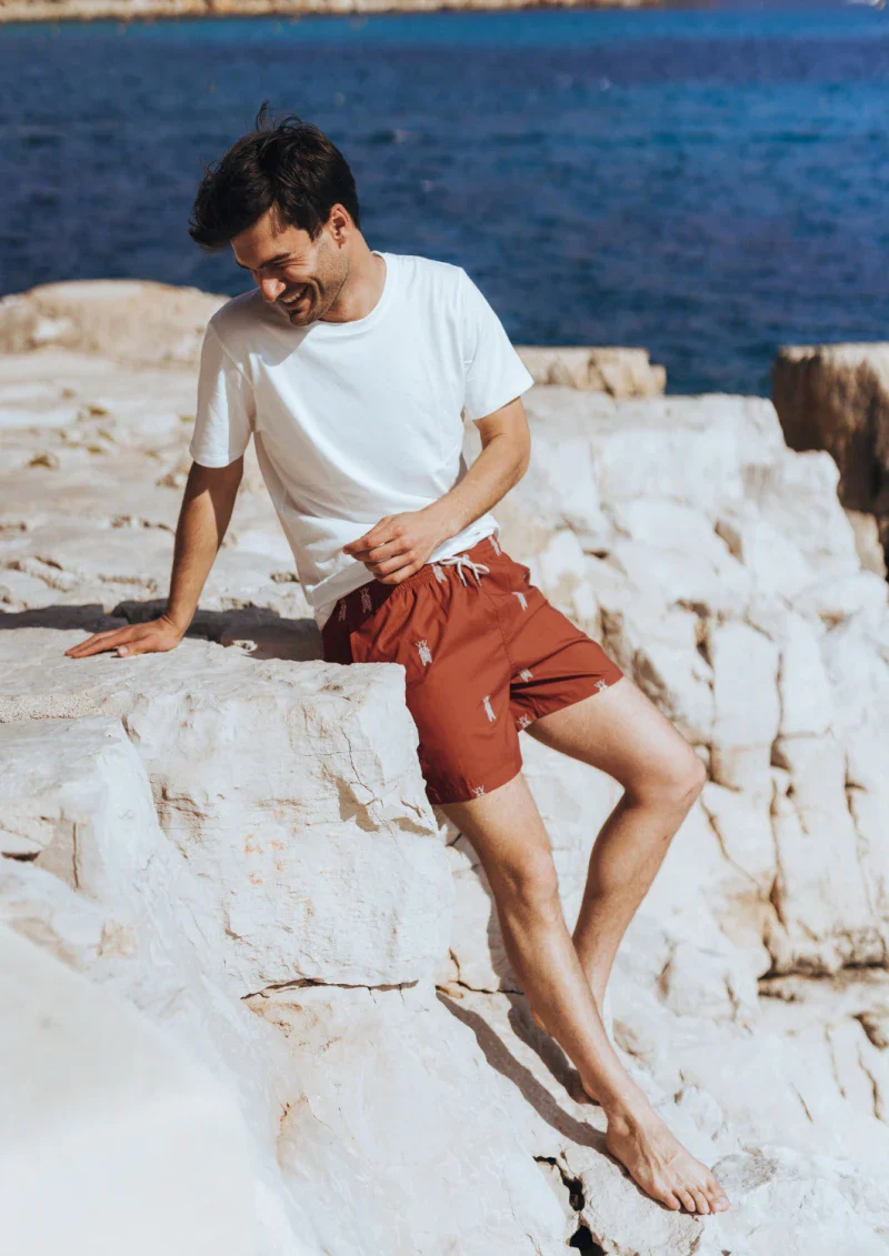 Short de bain homme en matières recyclées - les cigales - Image 2