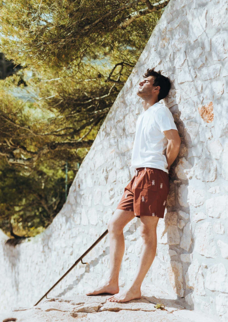 Short de bain homme en matières recyclées - les cigales - Image 4