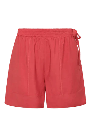 Short rose en rayonne - Maya - Image 2