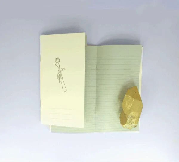 Carnet de notes en papier ligné - Single rose - Image 2