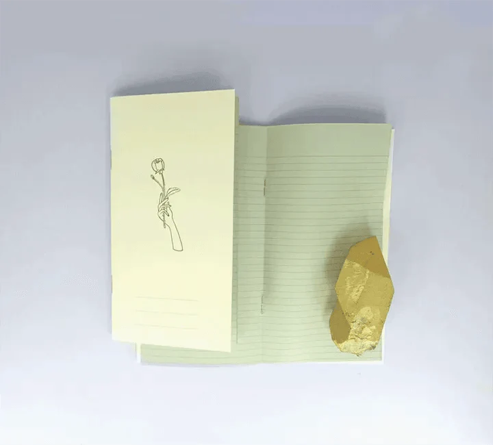 Carnet de notes en papier ligné - Single rose - Image 4