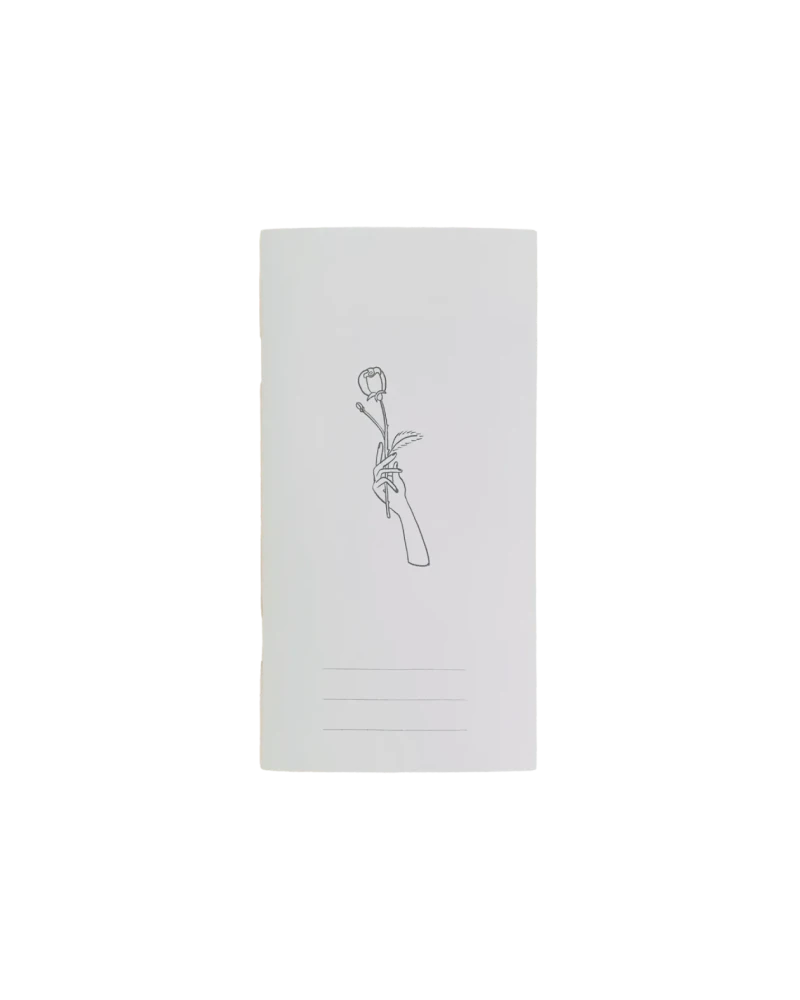 Carnet de notes en papier ligné - Single rose - Image 6