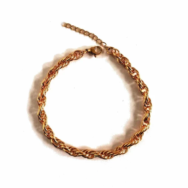 SONNY - bracelet chaîne torsadé or - Image 4