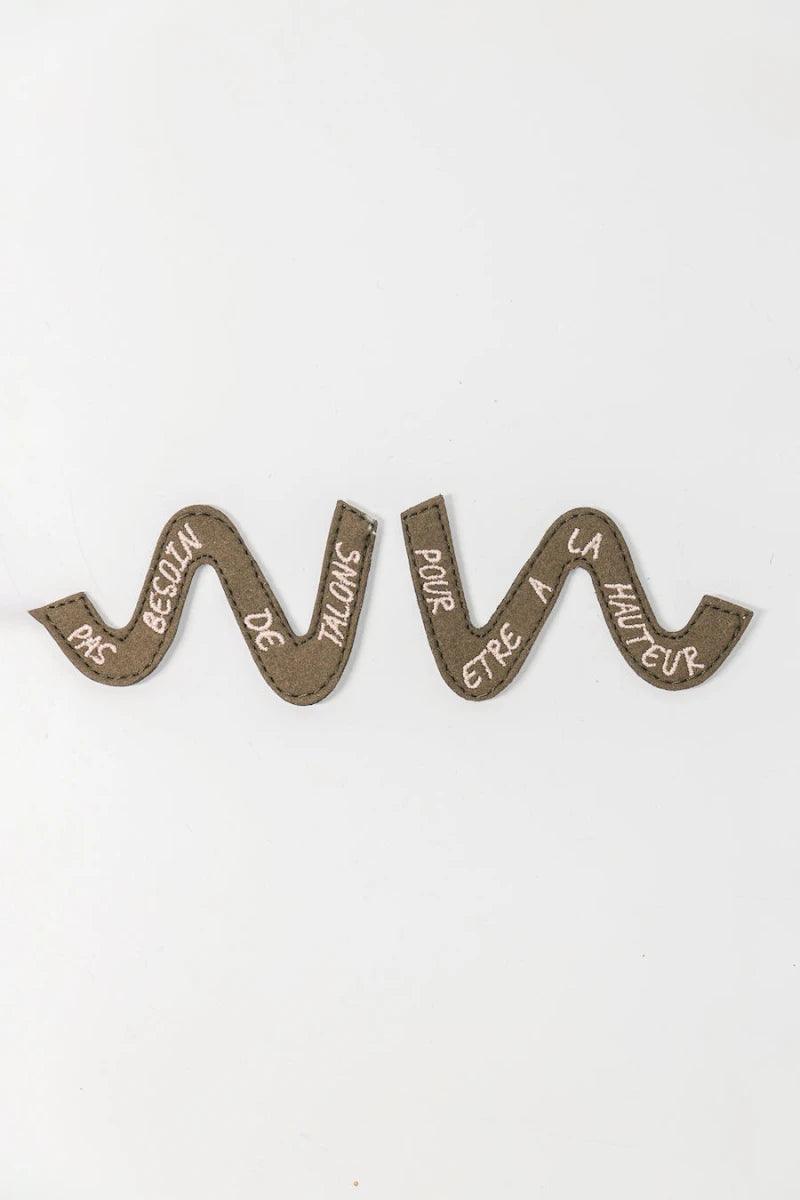 Straps à message pour baskets Wild Walker - Kaki - Image 6