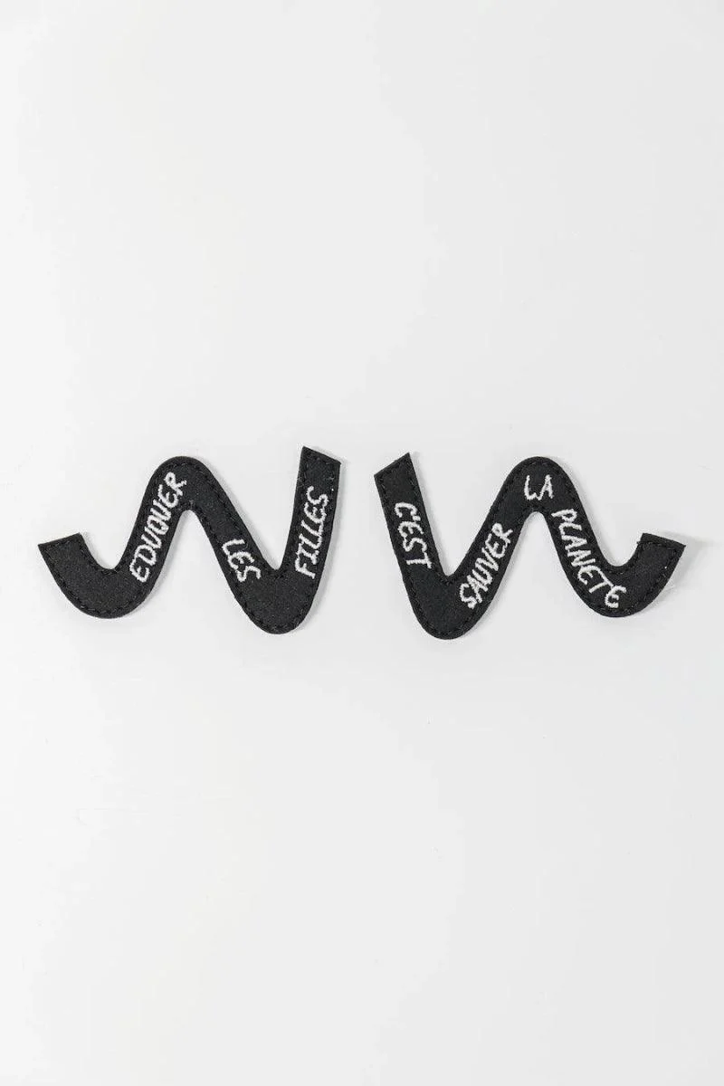 Straps à message pour baskets Wild Walker - Noir - Image 2