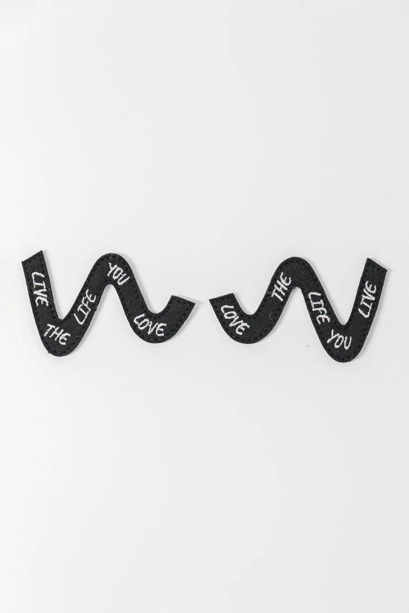 Straps à message pour baskets Wild Walker - Noir - Image 3