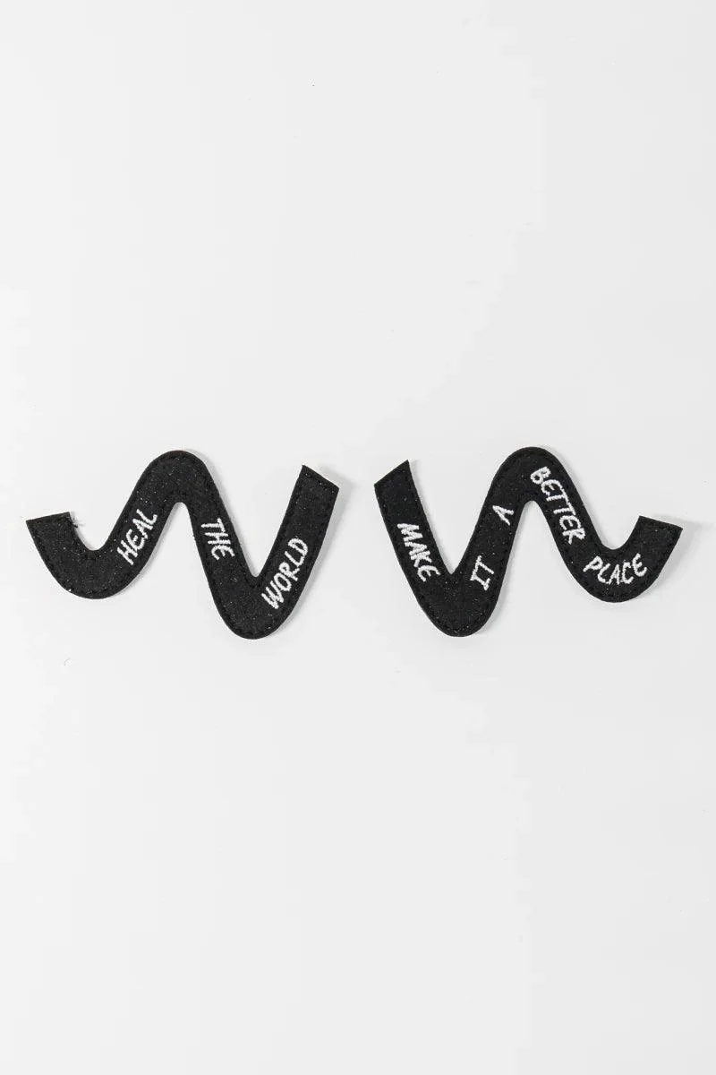 Straps à message pour baskets Wild Walker - Noir - Image 9