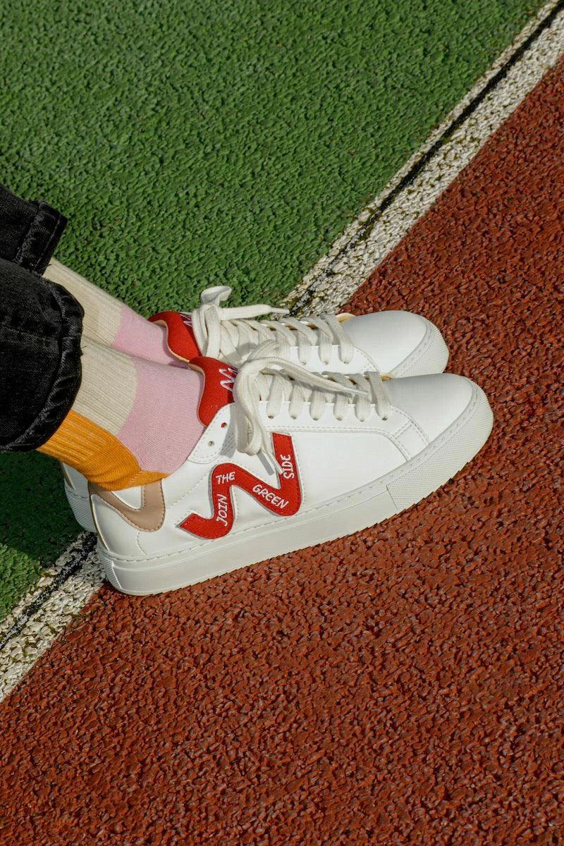 Straps à message pour baskets Wild Walker - Rouge - Image 4