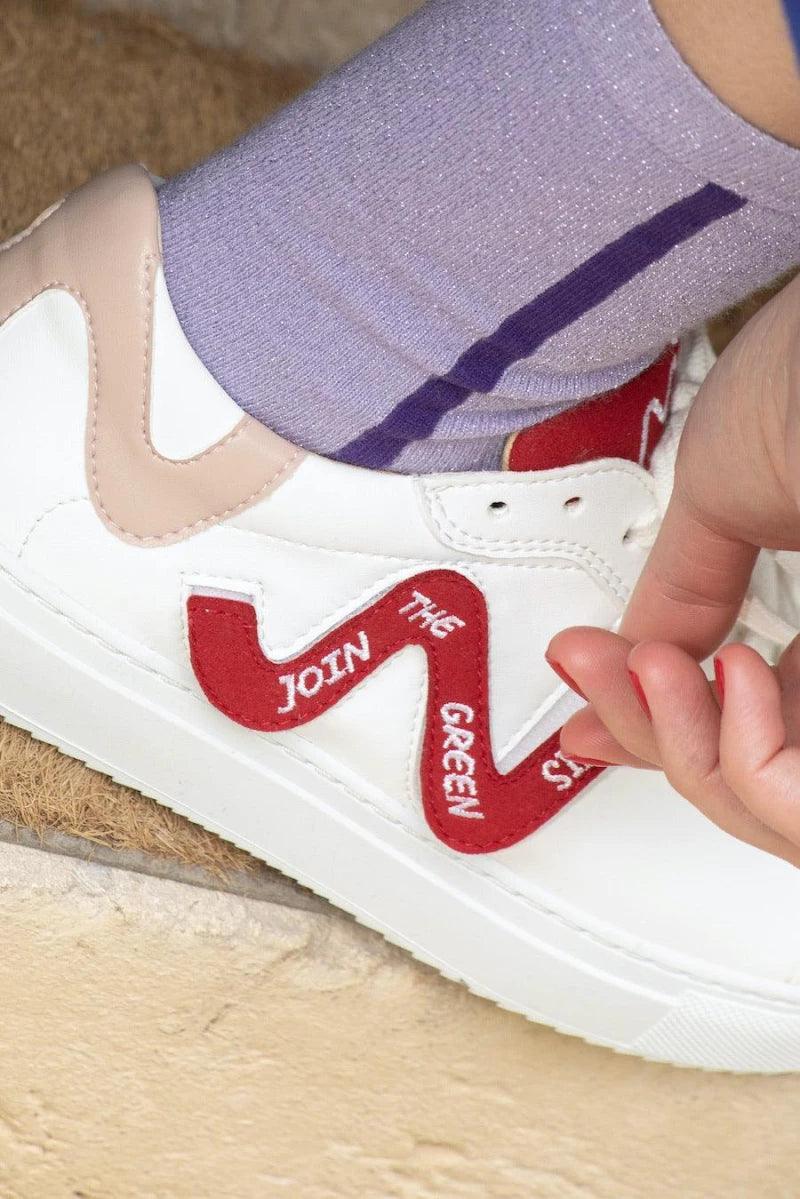 Straps à message pour baskets Wild Walker - Rouge - Image 6