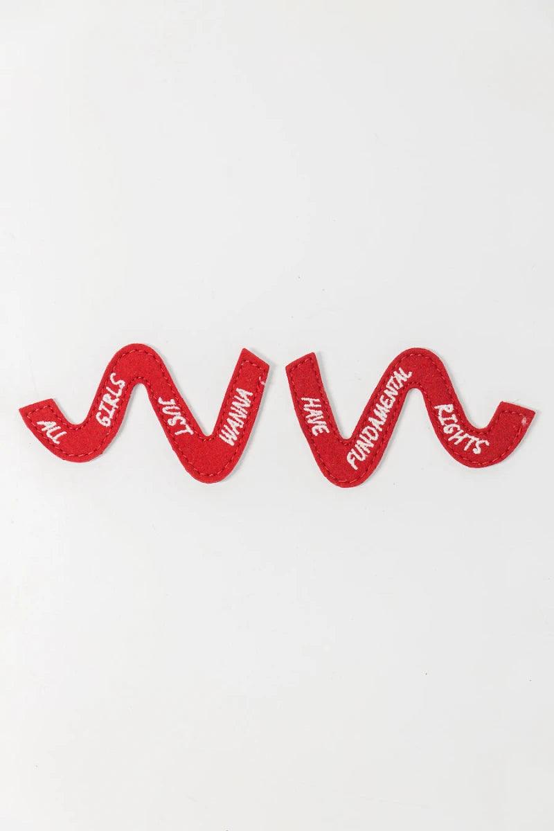 Straps à message pour baskets Wild Walker - Rouge - Image 7