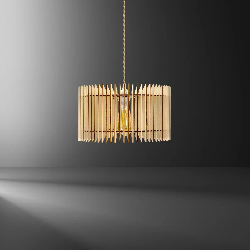 Suspension en bois design - Apollon - Image 6