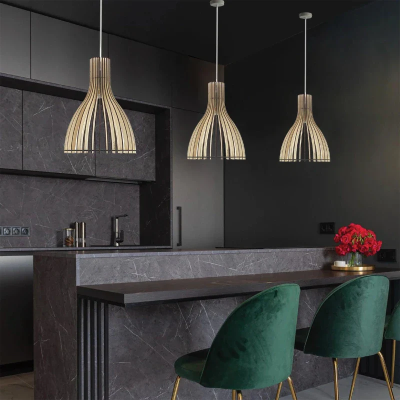 Suspension en bois design - Ariel - Image 16