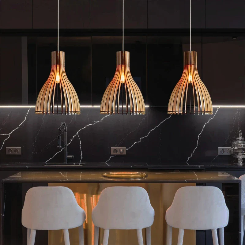 Suspension en bois design - Ariel - Image 6
