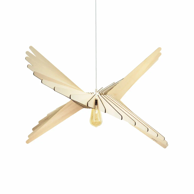 Suspension en bois design made in France - Albatros - Image 14