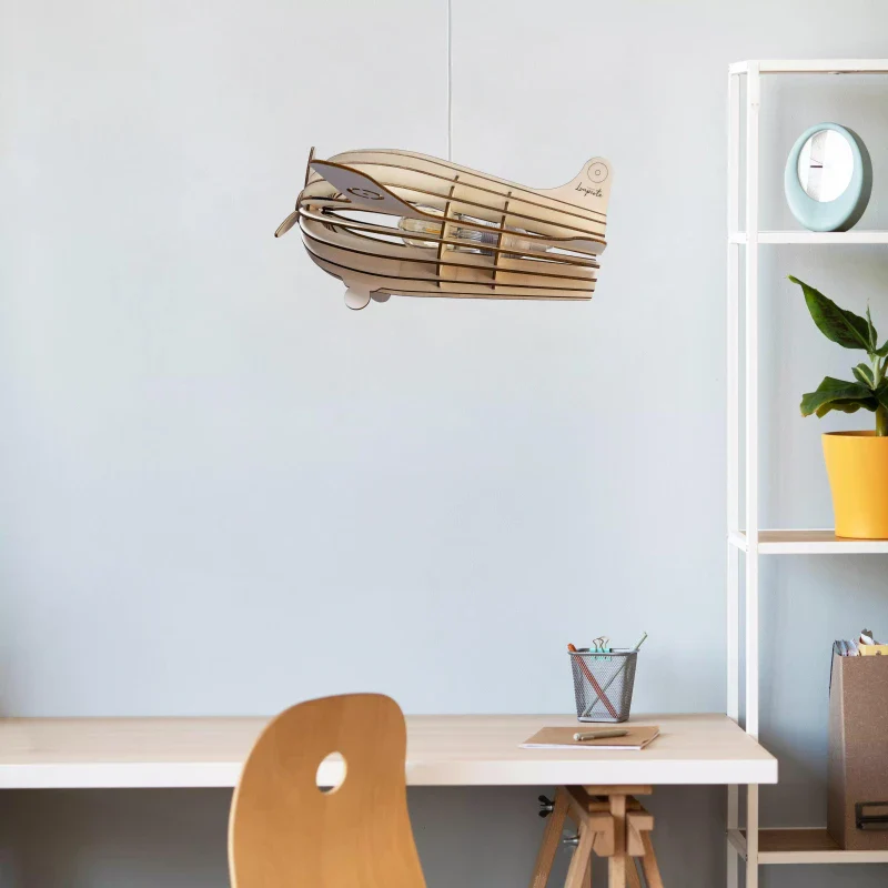 Suspension en bois design made in France - Antoine - Image 3