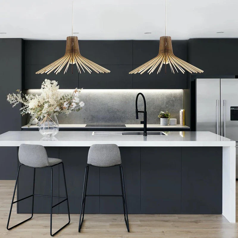 Suspension en bois design made in France - Azur - Image 4