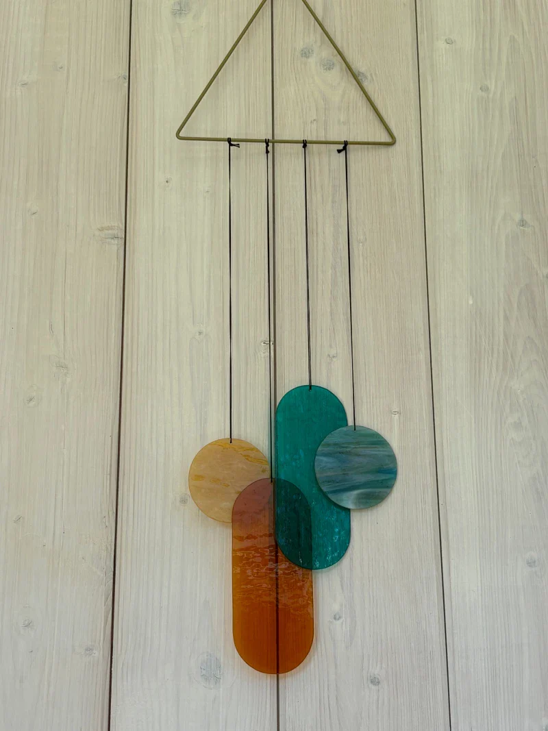 Suspension en Verre Artisanale - Pièce Unique, Fait Main - Image 15