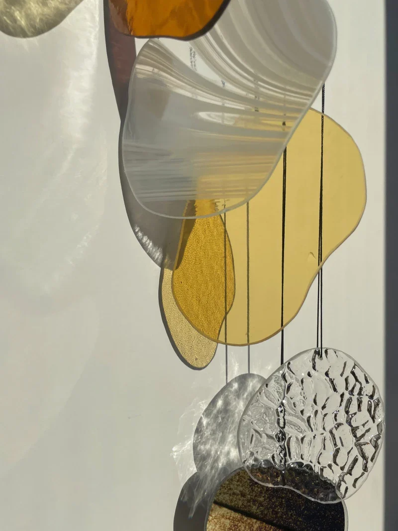 Suspension en verre - Fait Main - Image 3