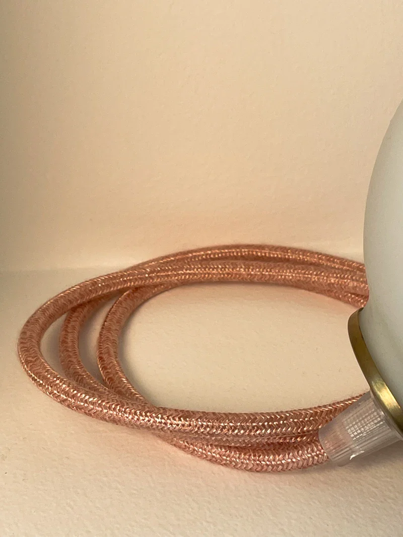 Suspension - Globe en verre Opaline - Louna - Image 5