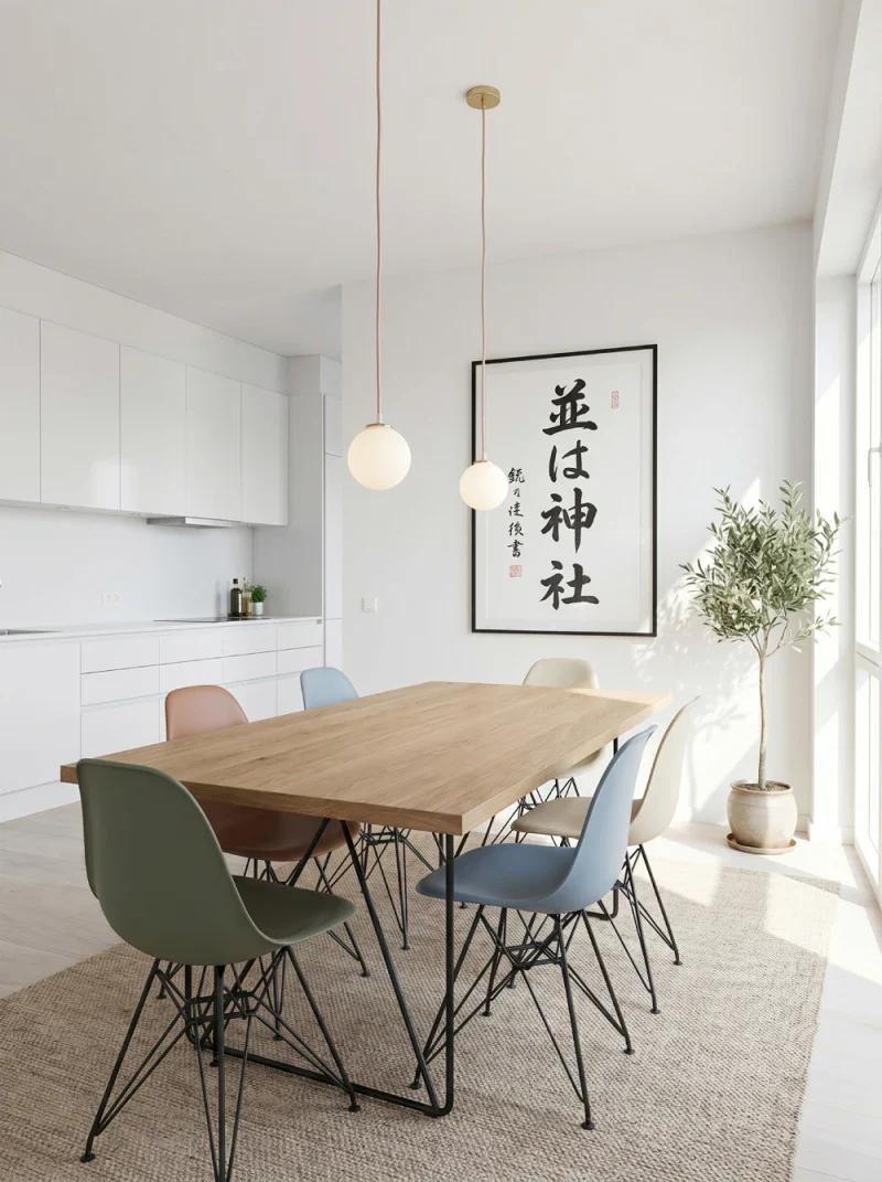 Suspension - Globe en verre Opaline - Louna - Image 7