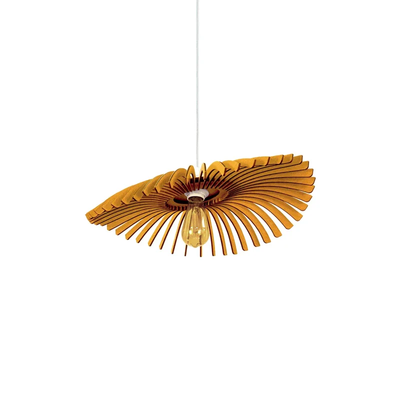 Suspension luminaire en chêne teintée- Cygne - Image 8