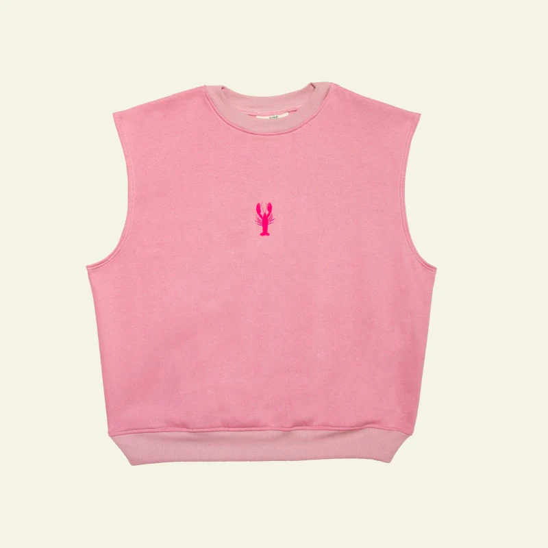 Sweat sans manche avec Homard brodé - Image 4