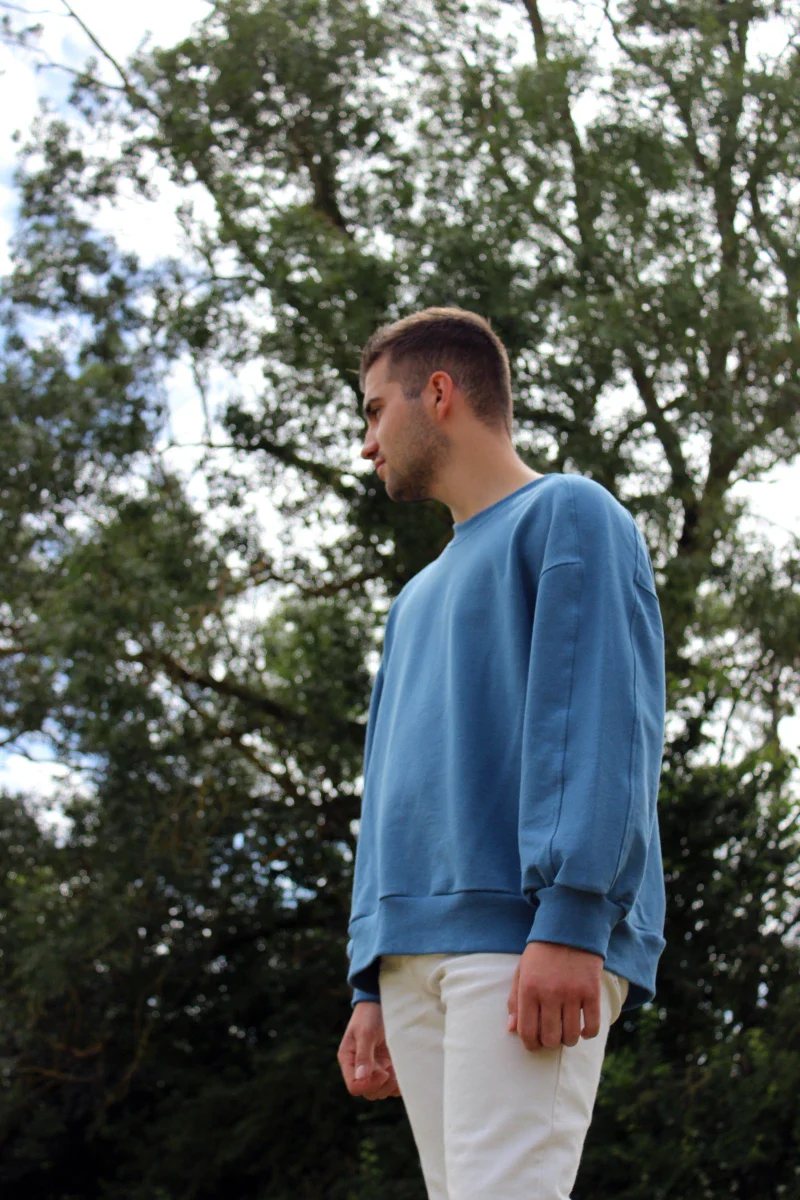 Sweat bleu - "Save the oceans please" - Image 6