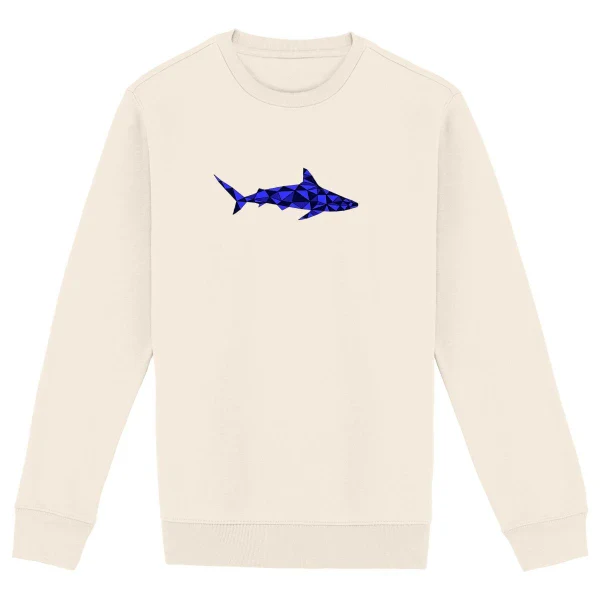 Sweat-shirt unisexe en coton bio - Requin - Image 3