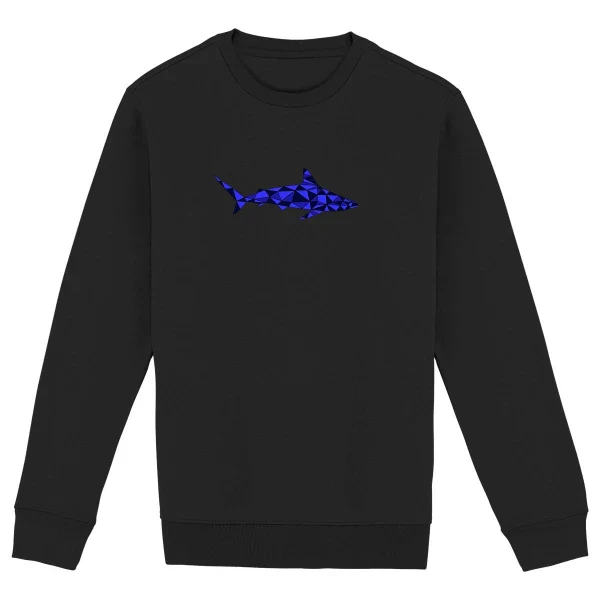 Sweat-shirt unisexe en coton bio - Requin - Image 4