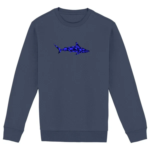Sweat-shirt unisexe en coton bio - Requin - Image 6