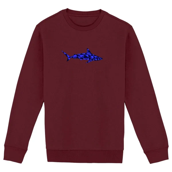 Sweat-shirt unisexe en coton bio - Requin - Image 7