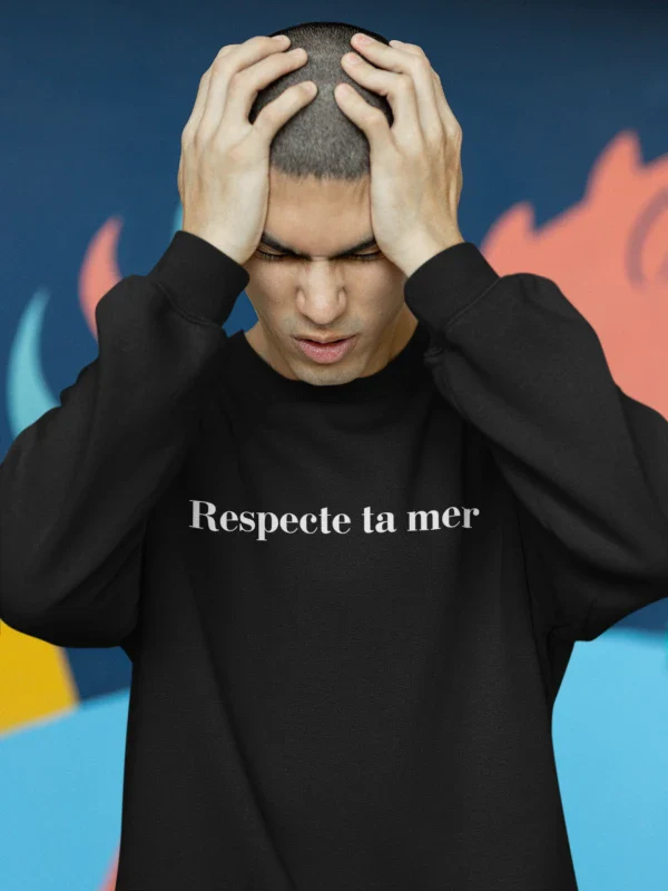 Sweat-shirt unisexe en coton bio - Respecte ta mer - Image 7