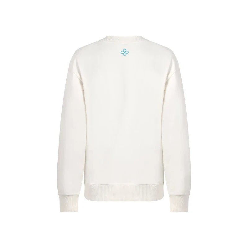 Sweat unisexe brodé en Coton Bio - Fleur de vie - Image 7