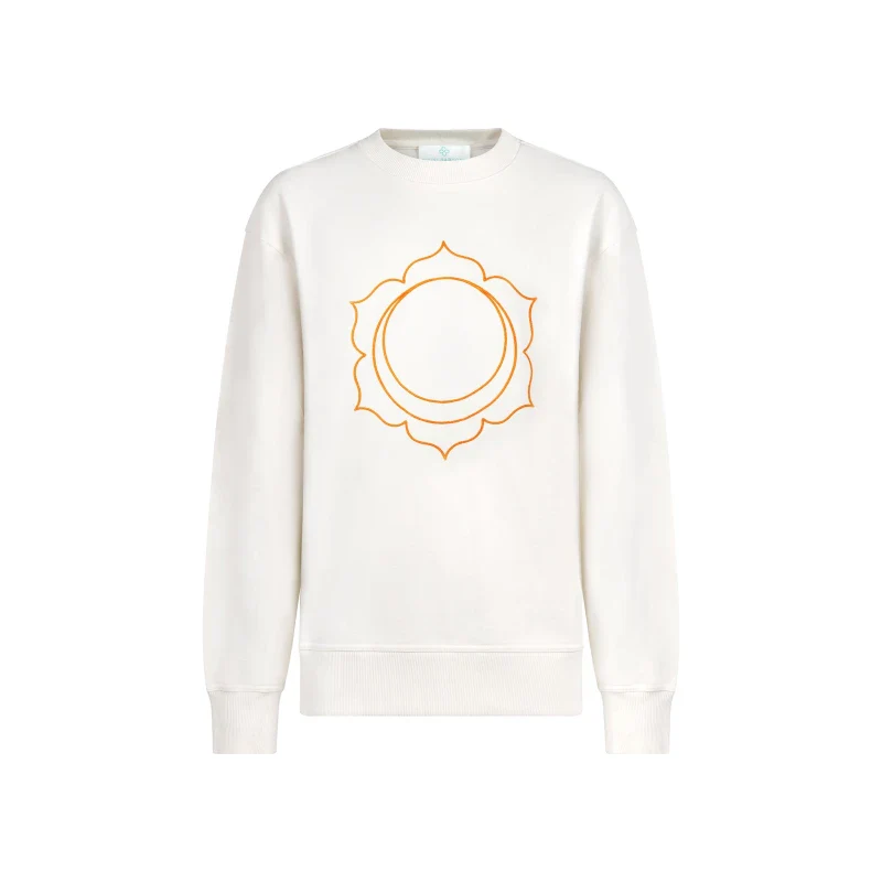 Sweat unisexe en coton bio brodé - Chakra sacré - Image 6