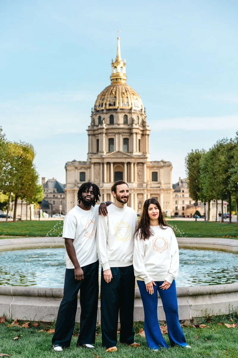 Sweat unisexe en coton bio brodé - Chakra sacré - Image 9