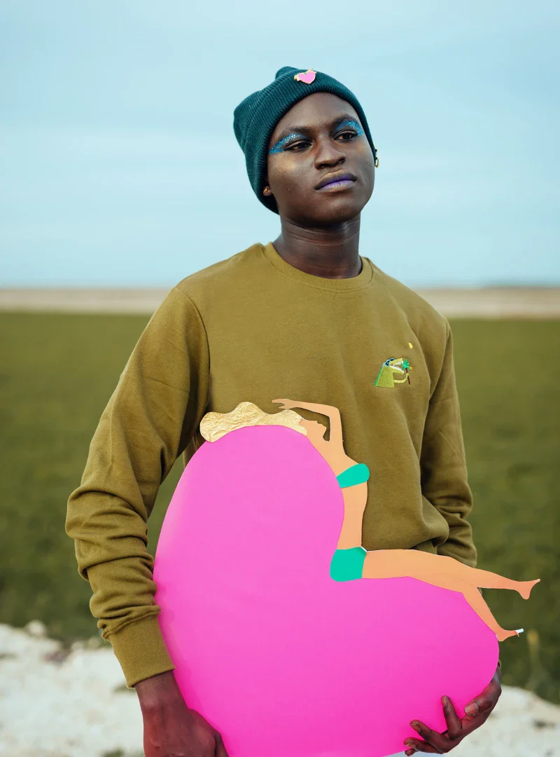 Sweat unisexe en coton bio – Dino Apéro - Image 10