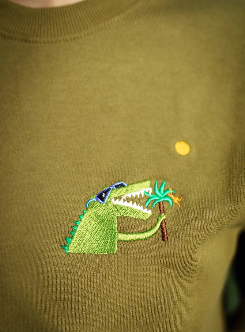 Sweat unisexe en coton bio – Dino Apéro - Image 6