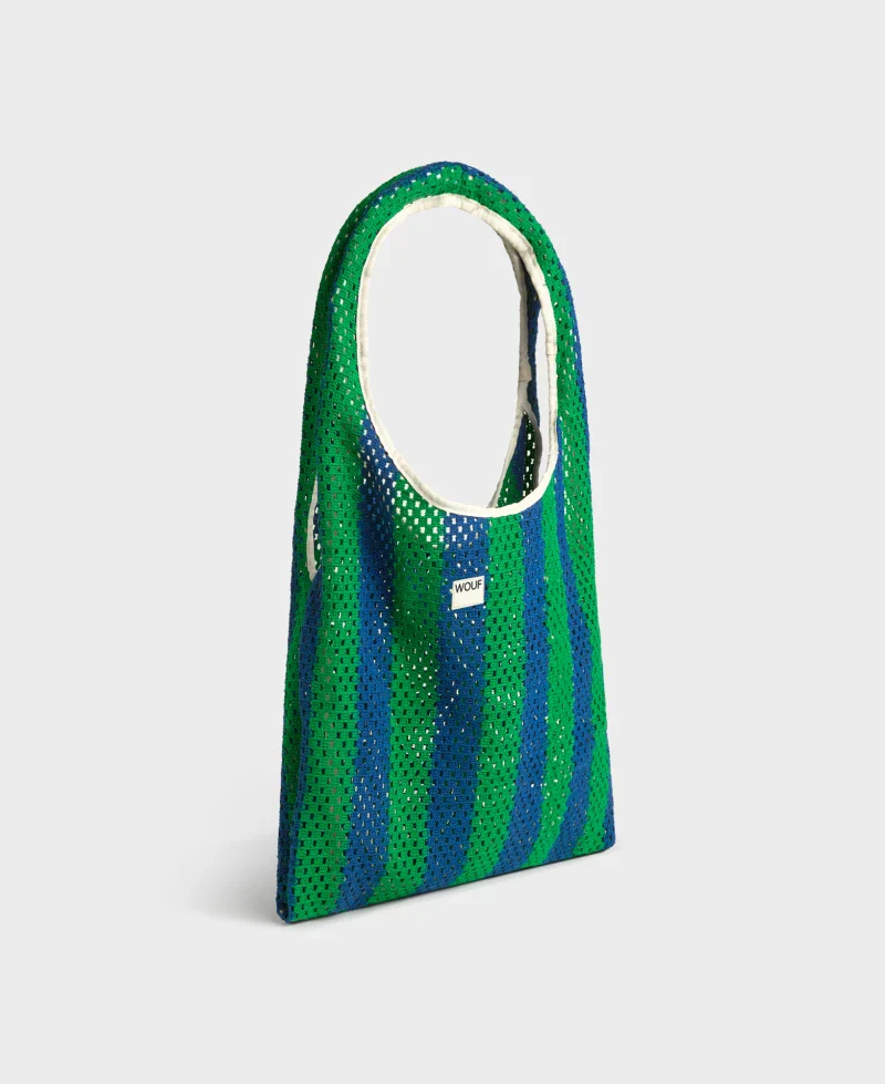 Sac Top en crochet imprimé rayé - plusieurs coloris - Image 5