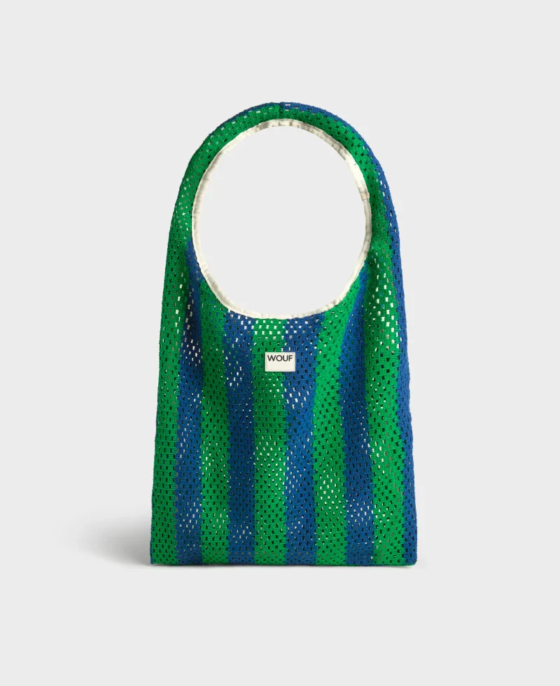Sac Top en crochet imprimé rayé - plusieurs coloris - Image 7