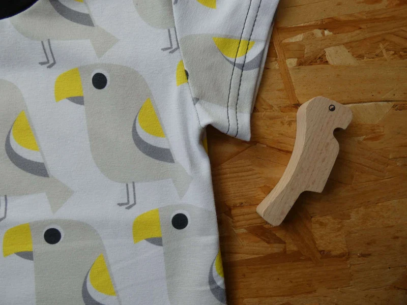 T-shirt bébé & enfant en coton bio – Imprimé Toucans - Image 2