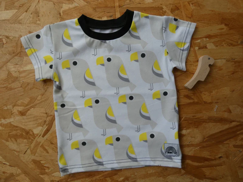 T-shirt bébé & enfant en coton bio – Imprimé Toucans - Image 4