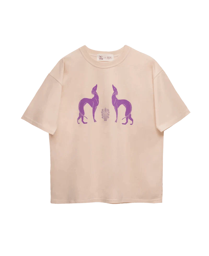T-shirt beige en coton - Athena - Image 9